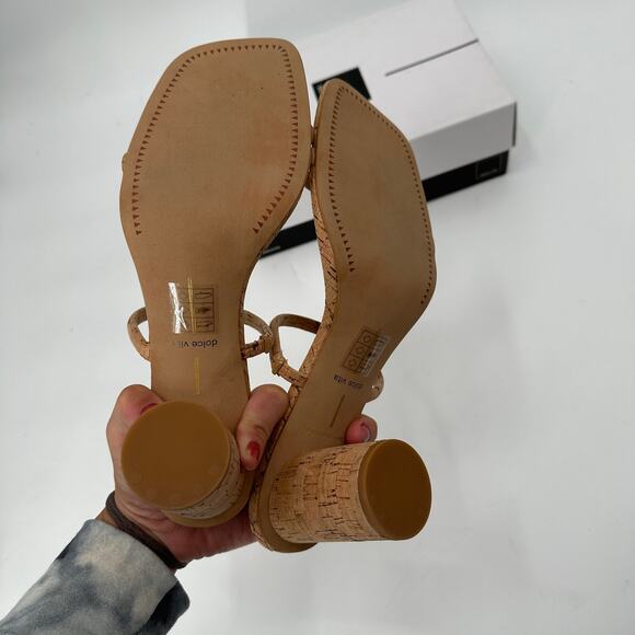 DOLCE VITA New in Box Noles Strappy Heel in Natural Cork // 11 - Picture 8 of 15